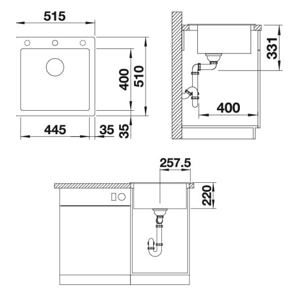 Схема встраивания Blanco PLEON 5